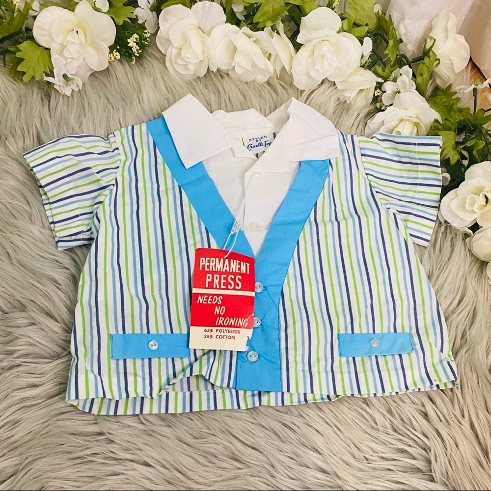 Vintage baby boys top